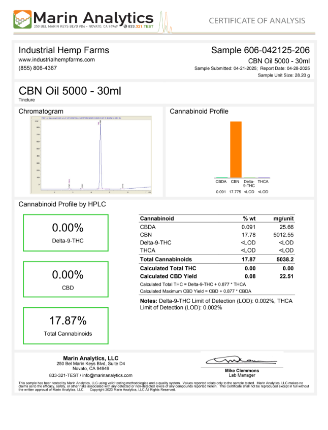 CBN Isolate Hemp Oil image 3