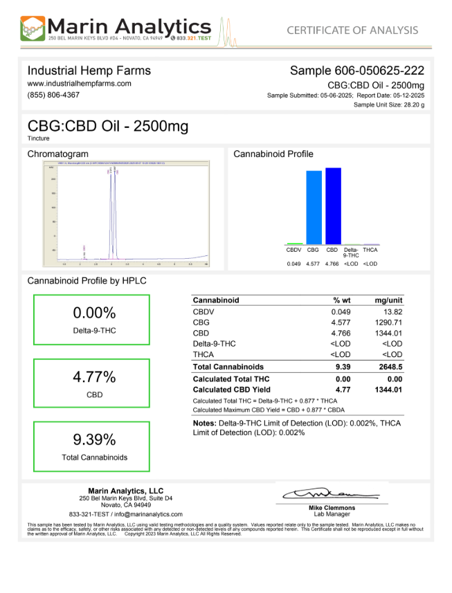 CBD:CBG Hemp Oil image 3