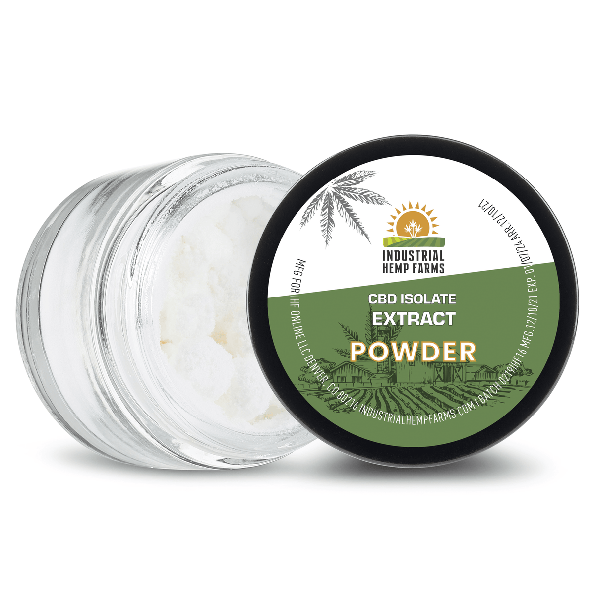 CBD Isolate Powder | Industrial Hemp Farms