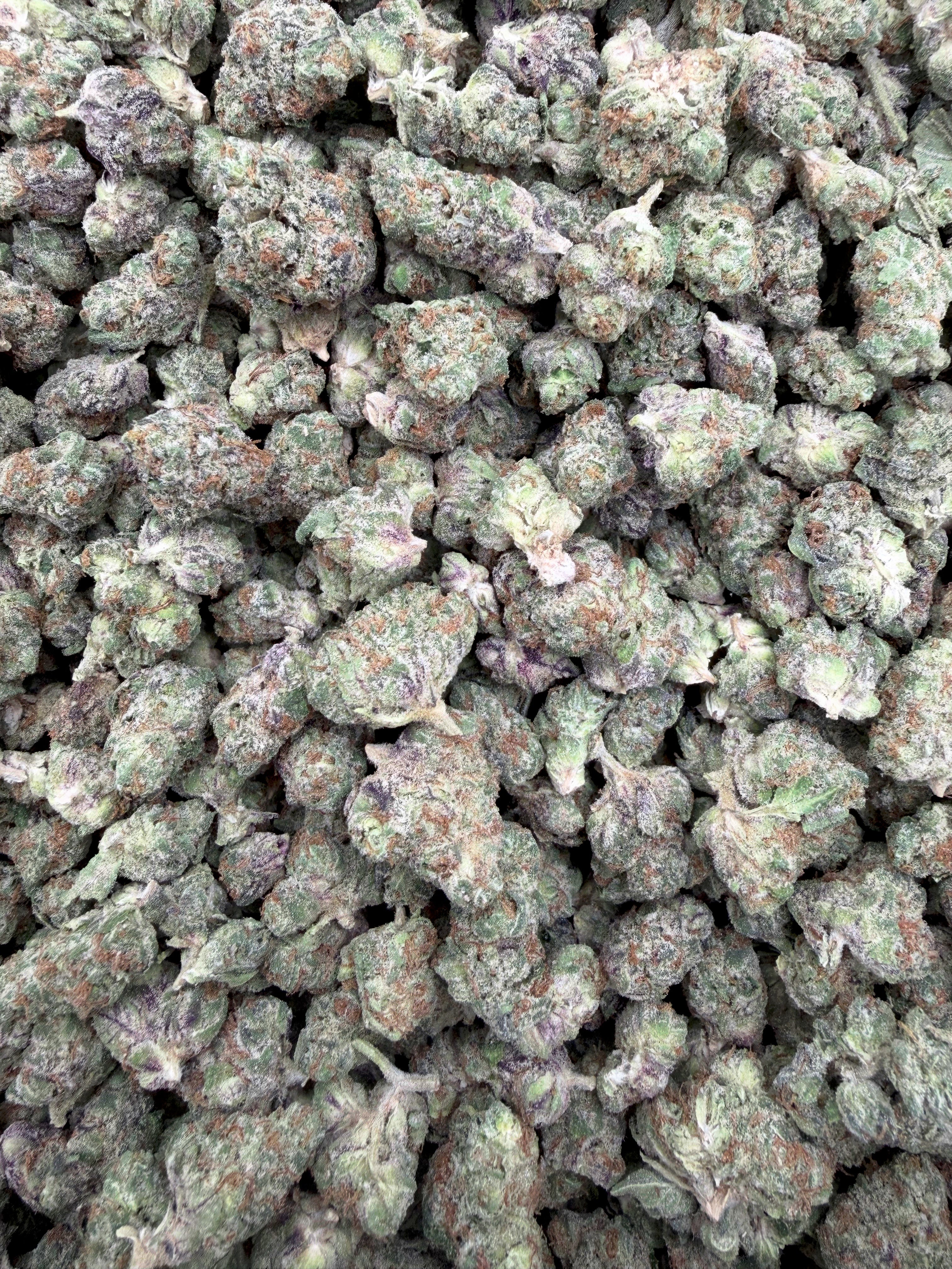 Purple Rock Candy Indoor Smalls THCA flower full current-batch photo