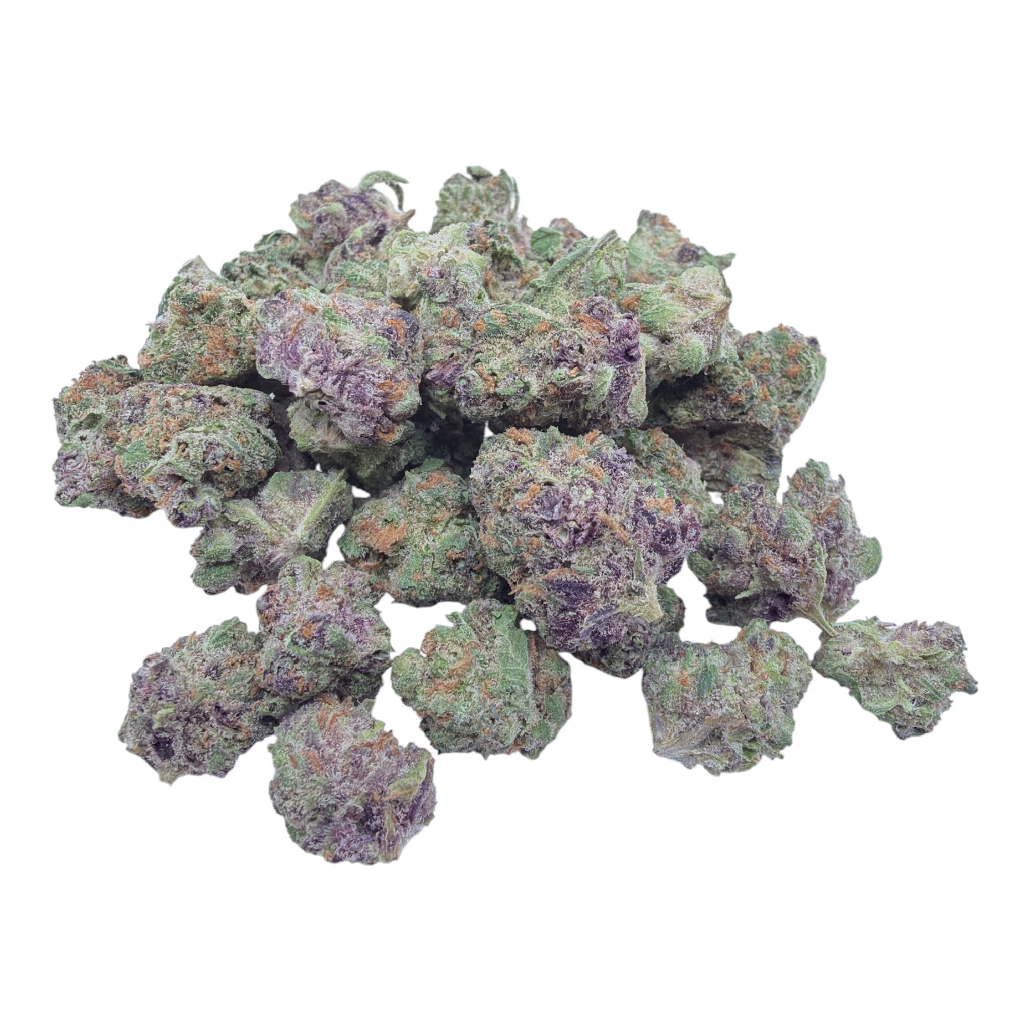 Super Boof Indoor Smalls THCA flower – isolated current-batch buds