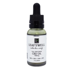 LeafyWell full-spectrum CBD/CBG oil