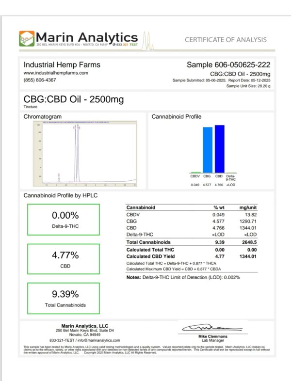 CBD:CBG Hemp Oil - Image 3