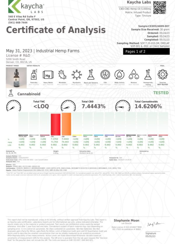 CBD:CBG Hemp Oil - Image 4
