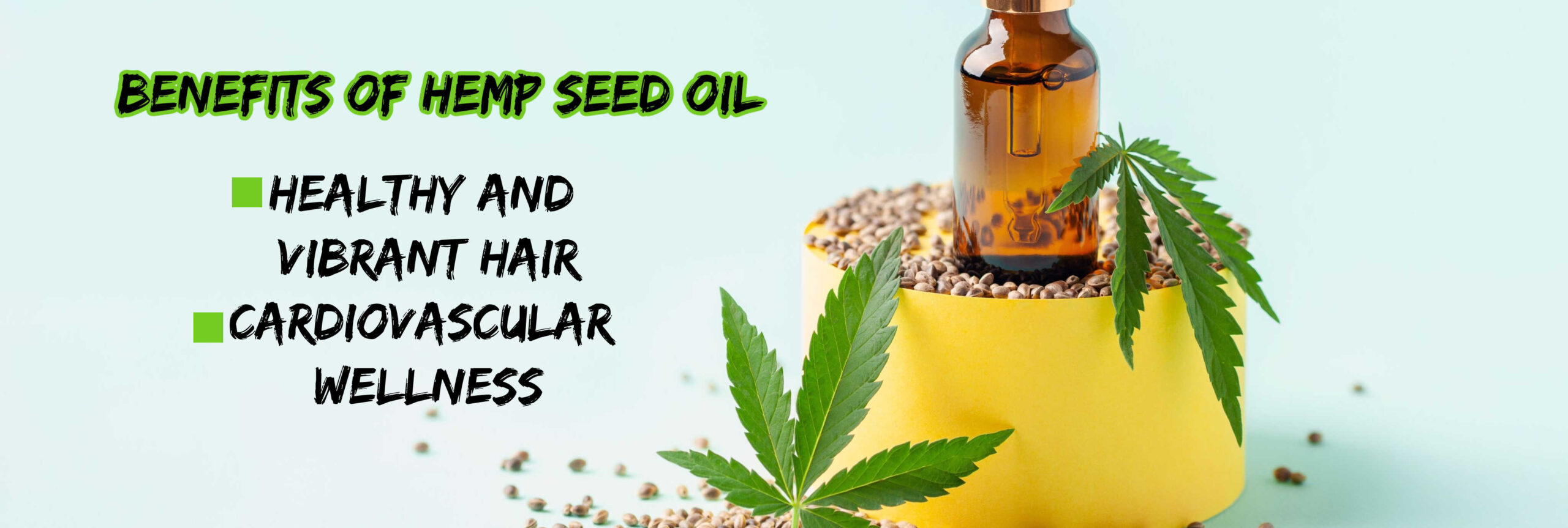image of hemp seed oil benefits