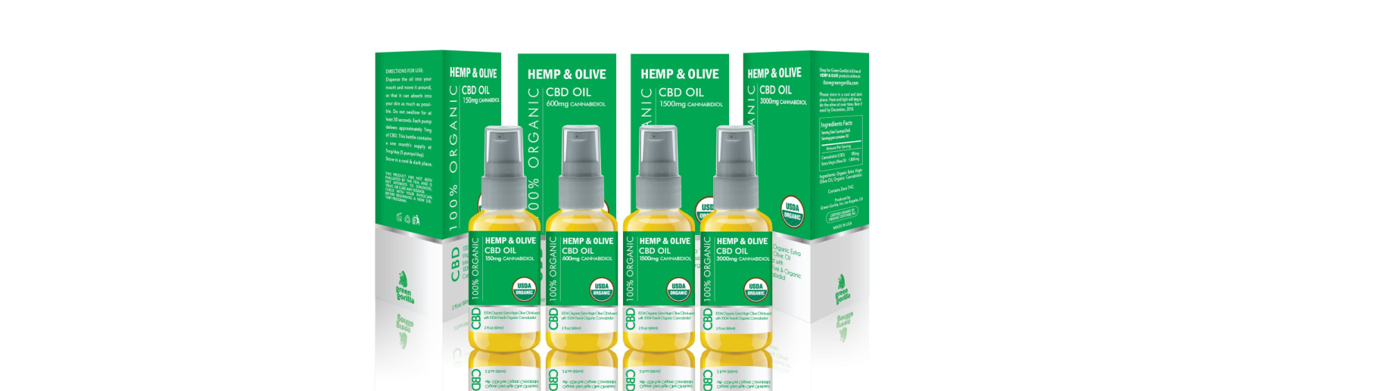 image of green gorilla cbd oil
