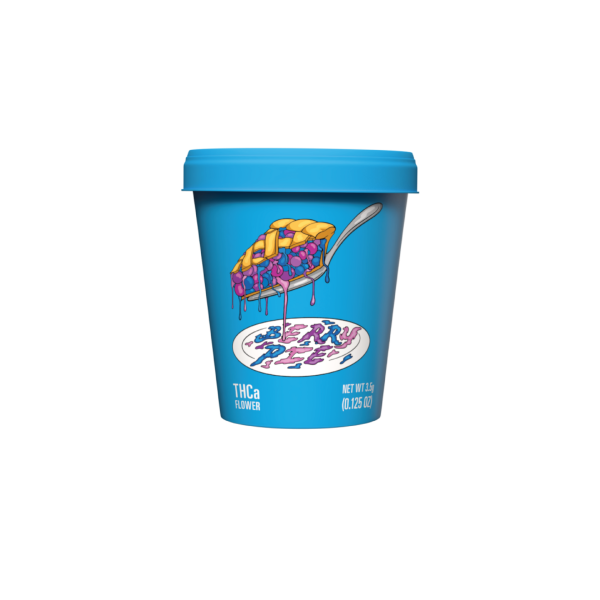 berry Pie flower tub 3.5g thca