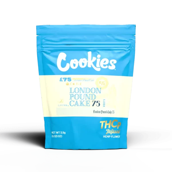 THCp flower london pound cake mylar bag