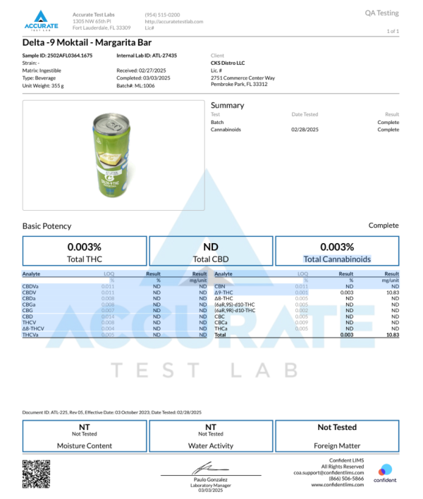 cookies seltzer margarita bar coa